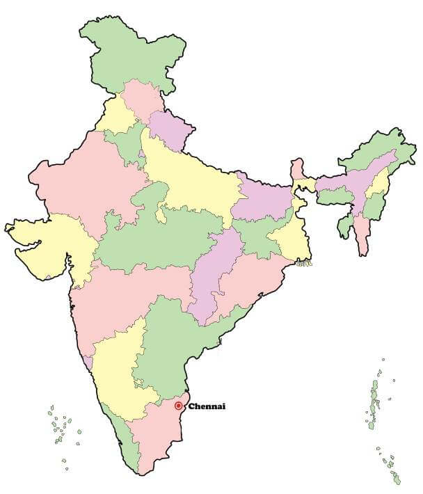 Eastern Cargo Chennai Map